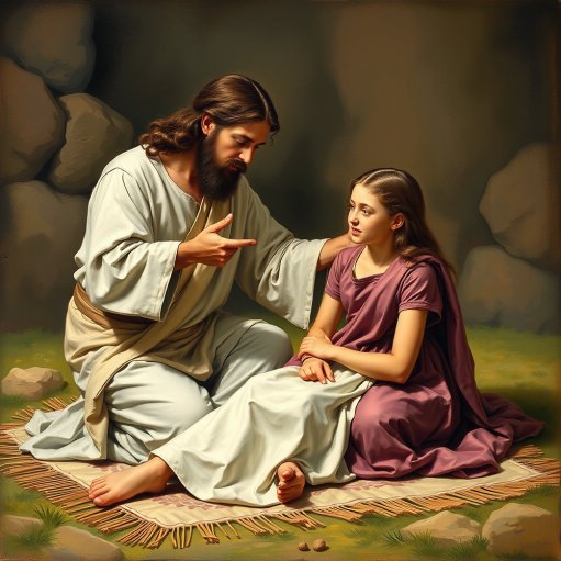 Mark 5:35-43, Jesus Heals a Woman and Jairus's Daughter Part 2